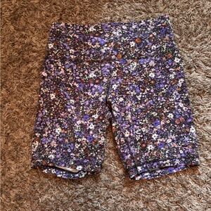 lululemon athletica Purple and Black Shorts